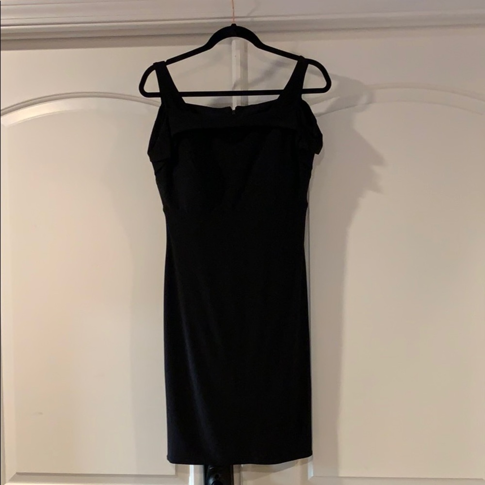 Black cocktail dress